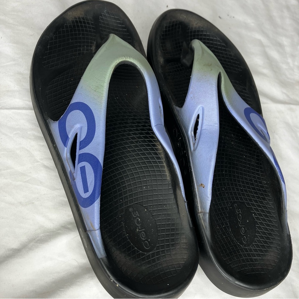 Oofos Flip Flops View 2
